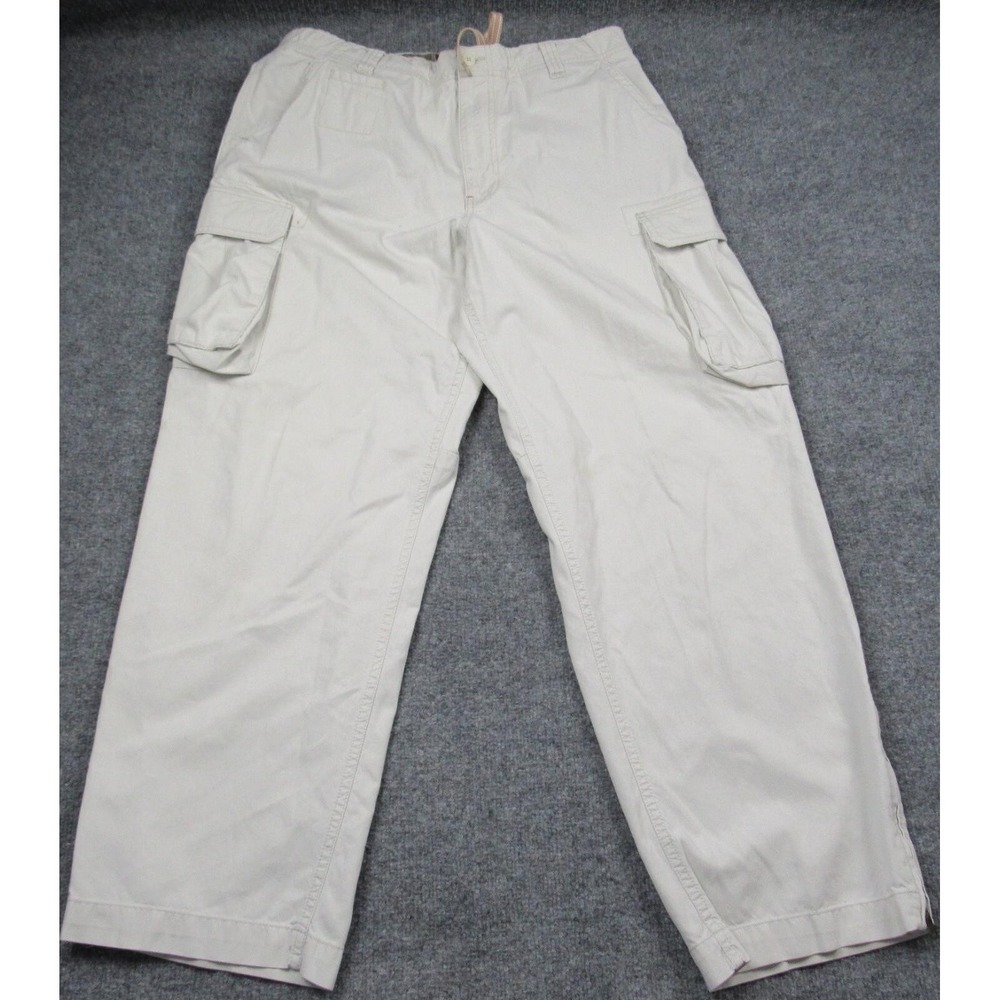 Tommy Hilfiger Red Label Military Cargo Pant 36x31 Leg Zip Y2K Streetwear VTG